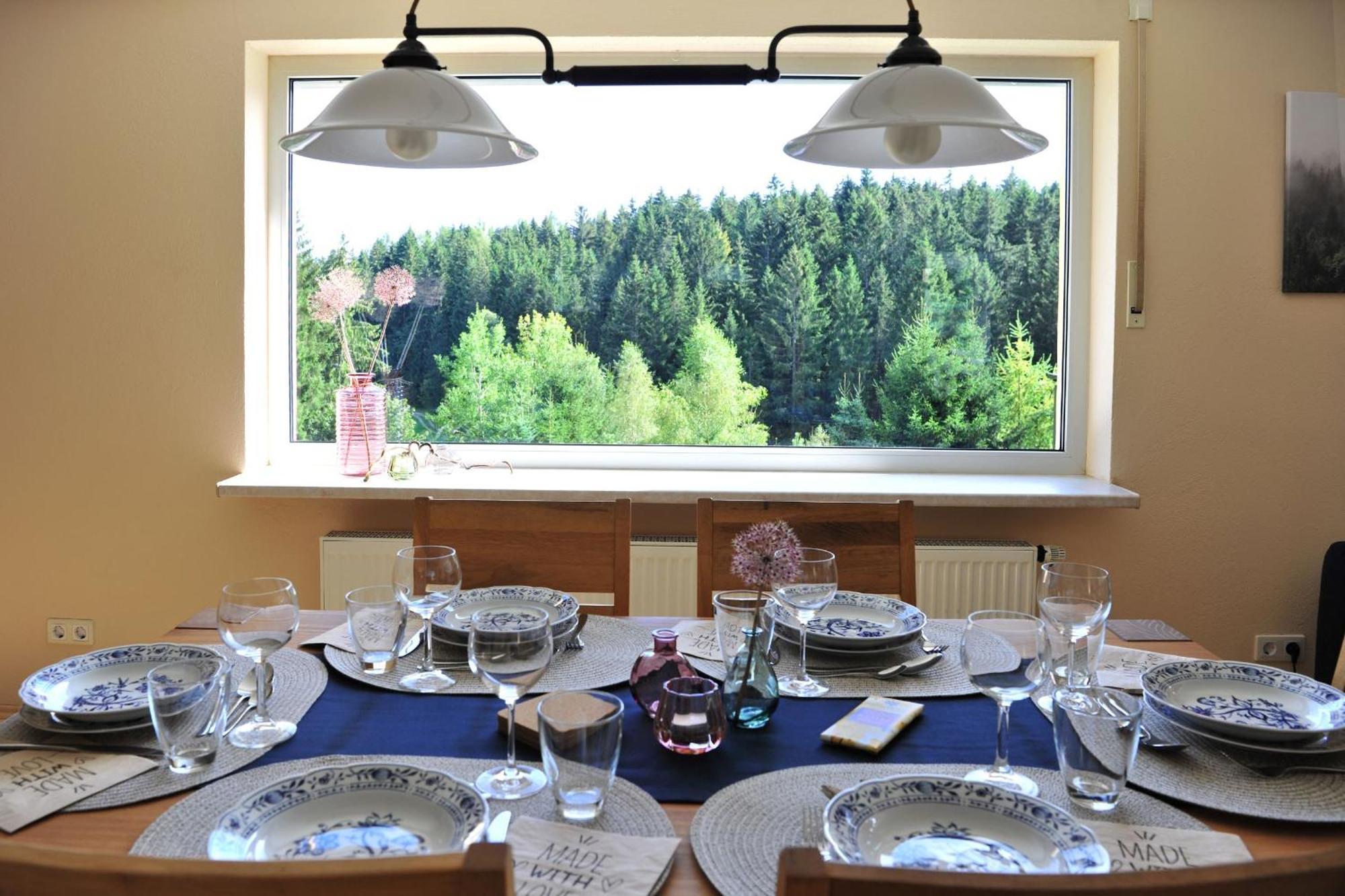 Exklusives Ferienhaus "Waldzauber" Ruhe Und Natur Pur Am Waldrand Geniessen Schoenheide Bagian luar foto